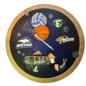 Family Lazy Susan Original Family Memories (commissioned piece)