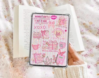 Inserto de Kindle Romance, papel para Kindle Smut, inserto holográfico para lector electrónico, cartulina con purpurina para Kindle, decoración, accesorios para amantes de los libros, regalo para los amantes de los libros