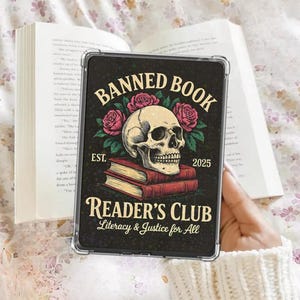 Banned Book Kindle Insert Kindle Smut Paper E-Reader Holographic Insert Kindle Glitter Cardstock Decor Bookish Accessories Gift for Book