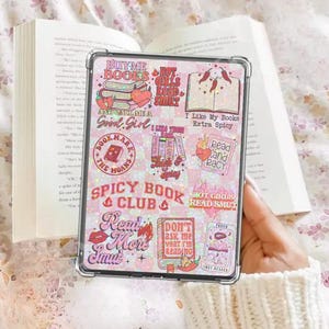 Romance Kindle Insert Kindle Smut Paper E-Reader Holographic Insert Kindle Glitter Cardstock Decor Bookish Accessories Gift for Book Love
