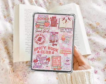 Inserto Kindle Romance, Papel para Kindle Smut, Inserto Holográfico para Lector Electrónico, Cartulina con Brillo para Kindle, Decoración, Accesorios para Libros, Regalo para los Amantes de los Libros
