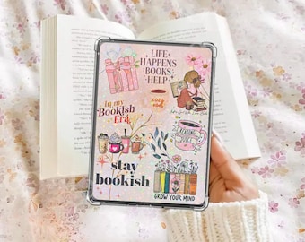 Leuke Kindle-insteekkaart Kindle esthetische papieren e-reader holografische insteekkaart Kindle glitter karton decor leesgrage accessoires cadeau voor boek liefde