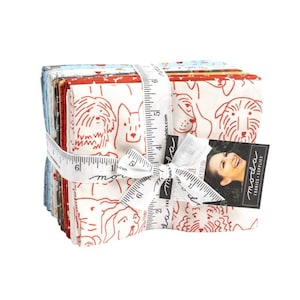 DOG DAZE | Fat Quarter Bundle by Stacy Iest Hsu for Moda Fabrics | 20840AB