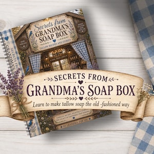 Grandma’s Tallow Soap Recipes and Stories: Old-Fashioned Guide (Digital Download)