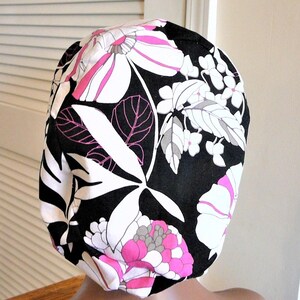 Floral Dream Scrub Cap/ surgical cap/ nurse cap./Veterinary cap/ Gift. Unisex /Ponytail .