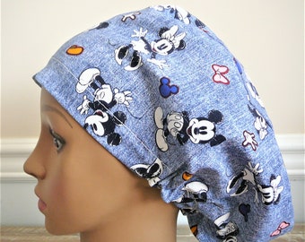 Scrub Cap/ surgical cap/ nurse cap. Euro-style Adjustable Surgical cap/ Nurse cap/ Veterinary cap/ Gift.