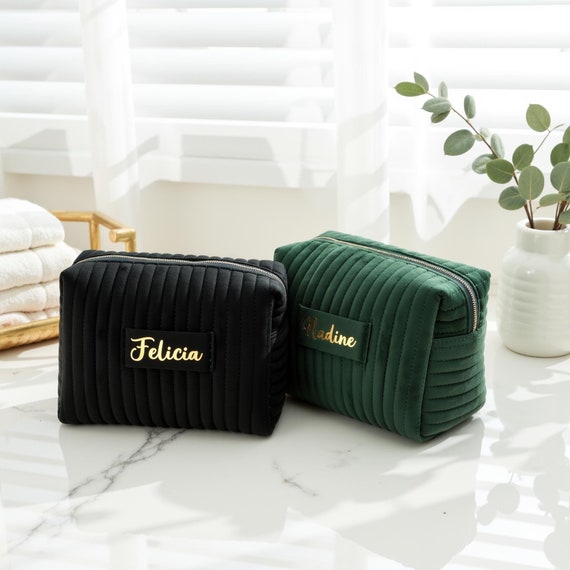Personalized Canvas Leather Toiletry Bag, Men's Travel Gift