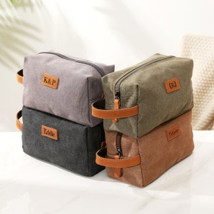 Trousse de toilette personnalisée pour homme, cadeaux personnalisés pour garçons d'honneur, cadeaux personnalisés pour homme