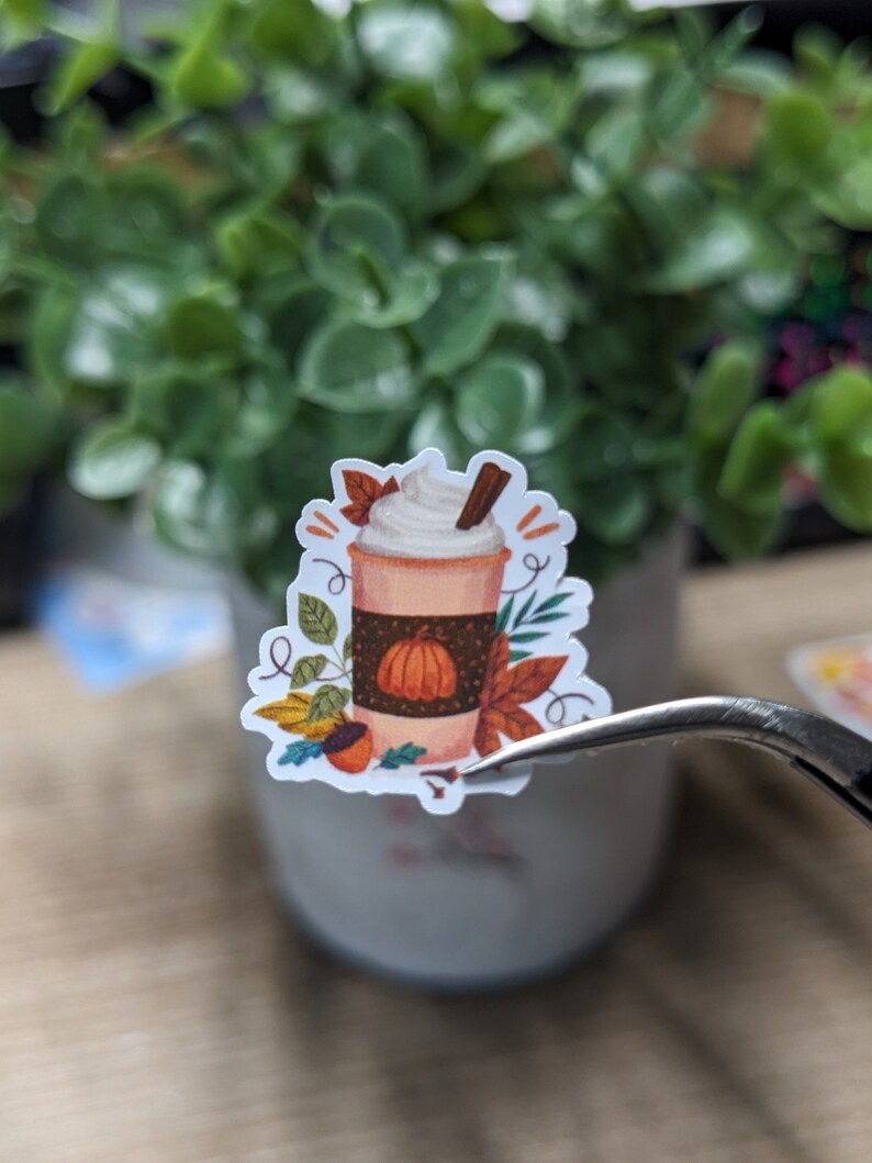 Waterproof Autumn Sticker Sheet: Cozy Fall Journaling, Scrapbook ...