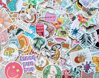 Waterproof Matte Mystery Sticker Pack | Die-Cut Vinyl Decals (Water Bottles, Laptops)