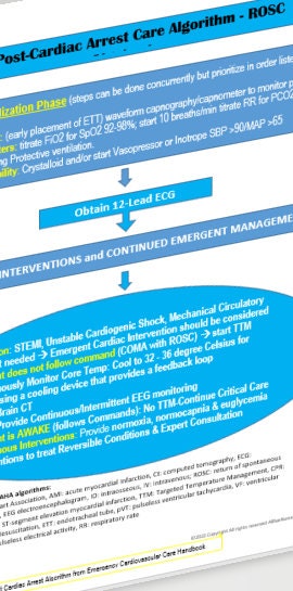 ACLS Reference Study Guide - Cardiac Arrest, Shockable, Non-shockable ...