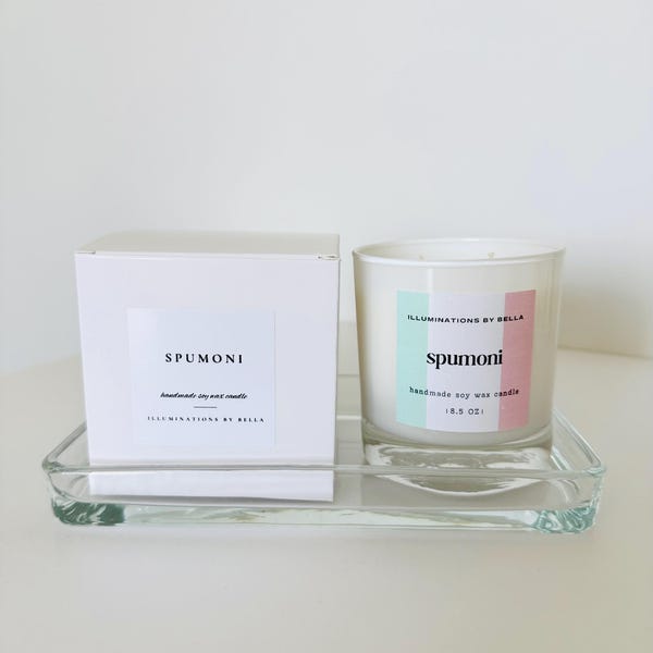 Spumoni - 8.5oz Handmade Soy Wax Candle