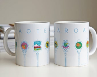 Aotearoa Teaspoons Ceramic Mug