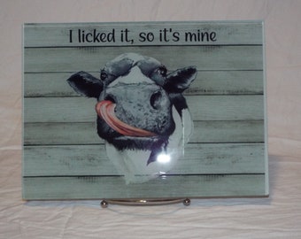 I licked it cutting board