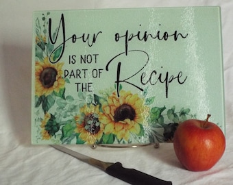 Your opinion cutting board