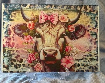 Highland Cow Cutting Board