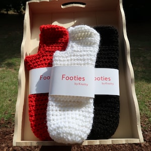 Crochet Footie PATTERN Size 5-12 | Crochet Sock PATTERN | PDF Download