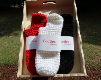 Crochet Footie PATTERN Size 5-12 | Crochet Sock PATTERN | PDF Download