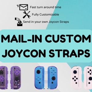 Mail-In Custom Switch Joycon Strap! Matching With Joycon Shell Replacements!
