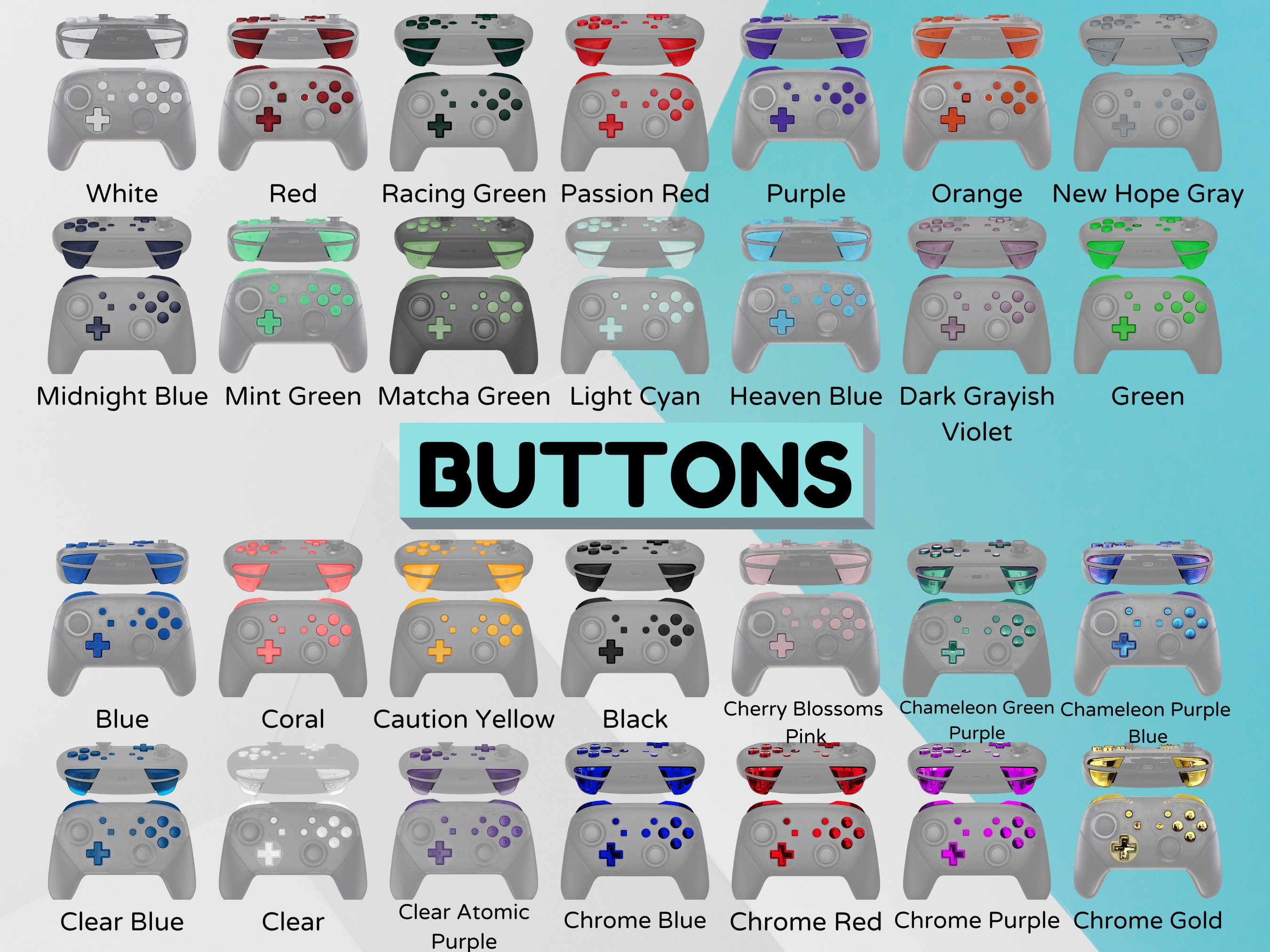 Mail-in Switch Pro Controller Customization! Pick From Gated Shells ...