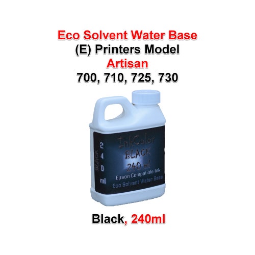 Eco Solvent Water Base Ink 6 Colors 240ml for (E) Printer model Artisan 700, 710, 725, 730, 6 Bottles shops