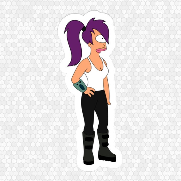 Leela Futurama Sticker