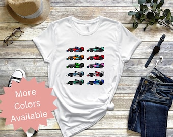 Formula 1 Cars Shirt, F1 2024 Racecars Top