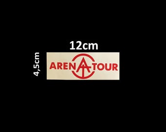 INDOCHINE Arena Tour Sticker Cutout Lettering
