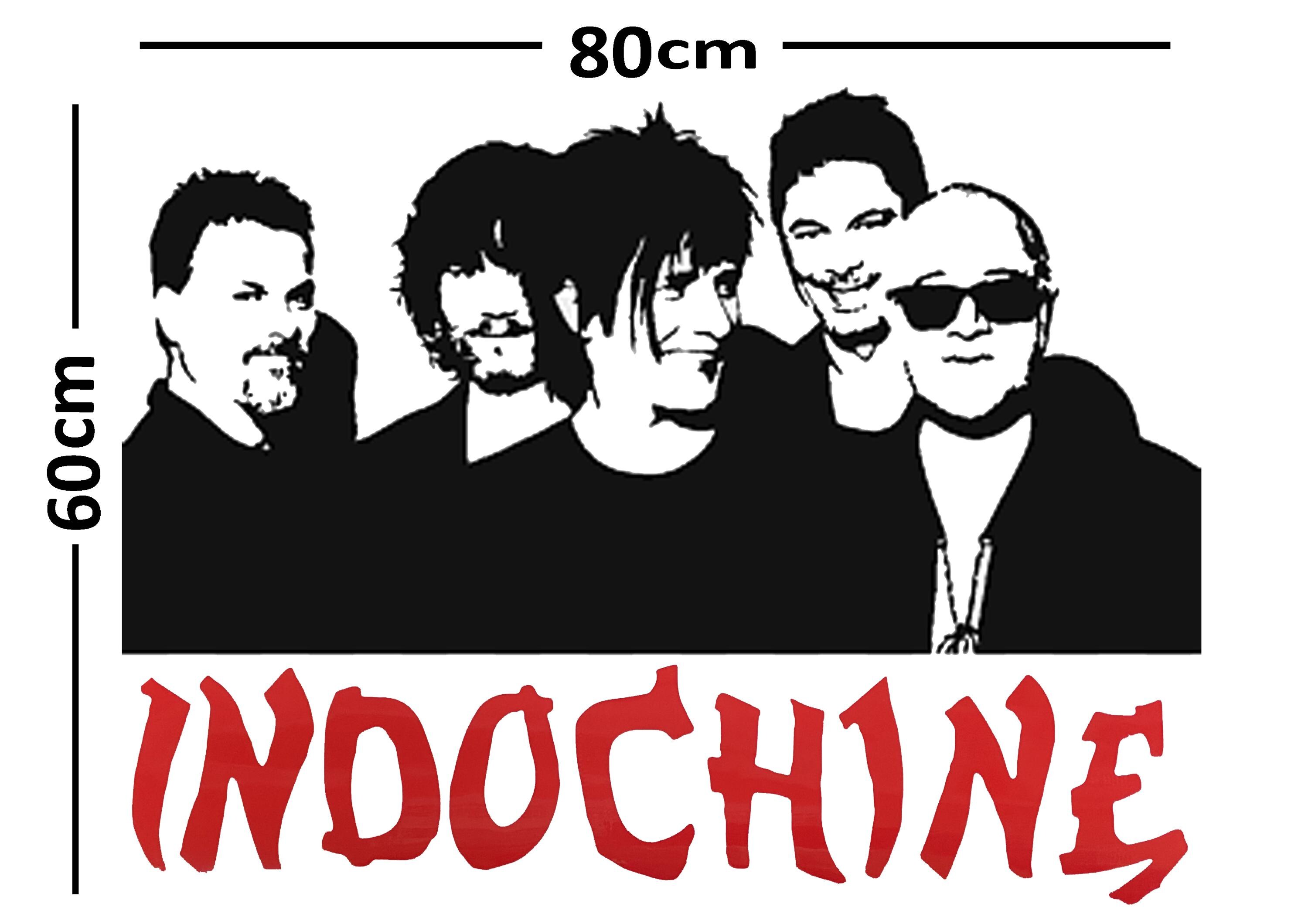 INDOCHINE sticker for car rear window