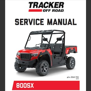 2020 Tracker off Road 800SX Repair workshop service manual pdf Digital Download