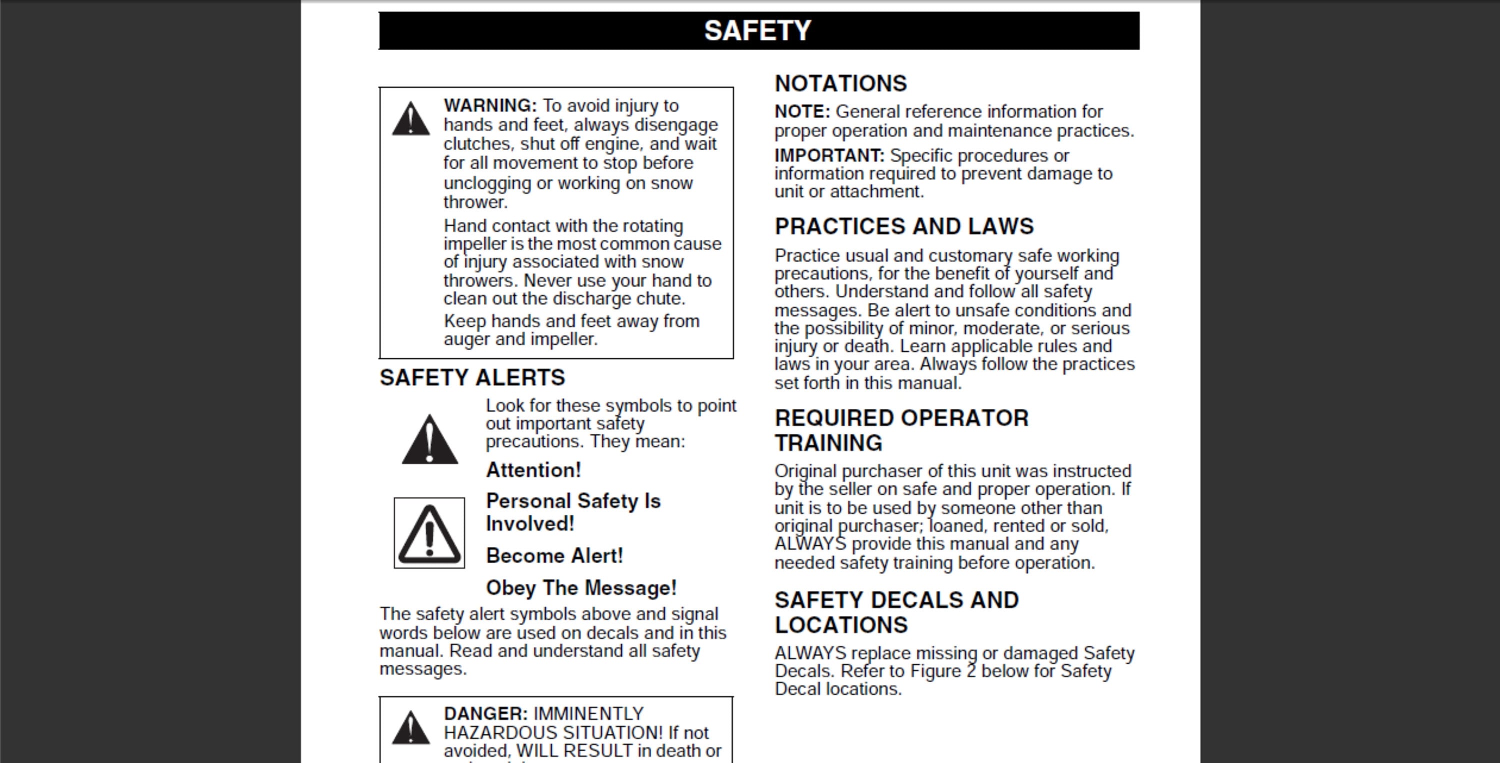 Ariens 921 Series Snowblower Snow Thrower Owners Manual Pdf Digital