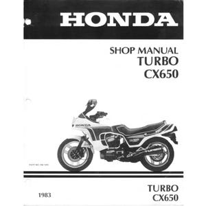 1983 Honda CX650 Turbo Workshop Service Manual PDF digital download