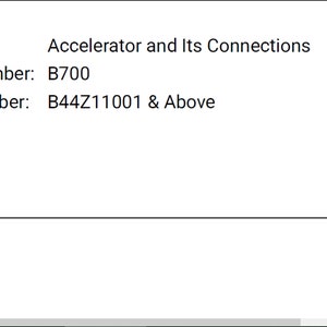 Bobcat B700 Backhoe Loader Spare Parts Manual Parts Catalog PDF digital download