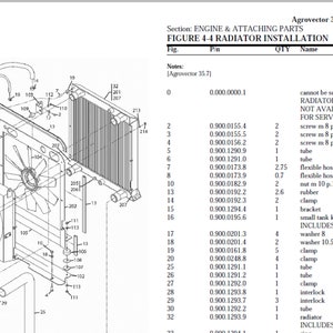 Deutz Fahr AgroVector 35.7 Spare Parts Manual Catalog pdf digital download