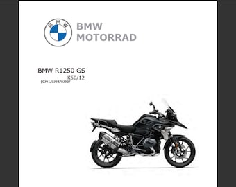 BMW R 1250 GS K50 12 Werkstatt Service Handbuch PDF digitaler Download