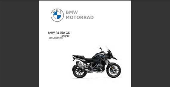 BMW R 1250 GS K50 12ワークショップサービスマニュアルPDFデジタル