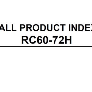 Kubota RC60 72H Mäher Ersatzteilliste pdf digitaler Download