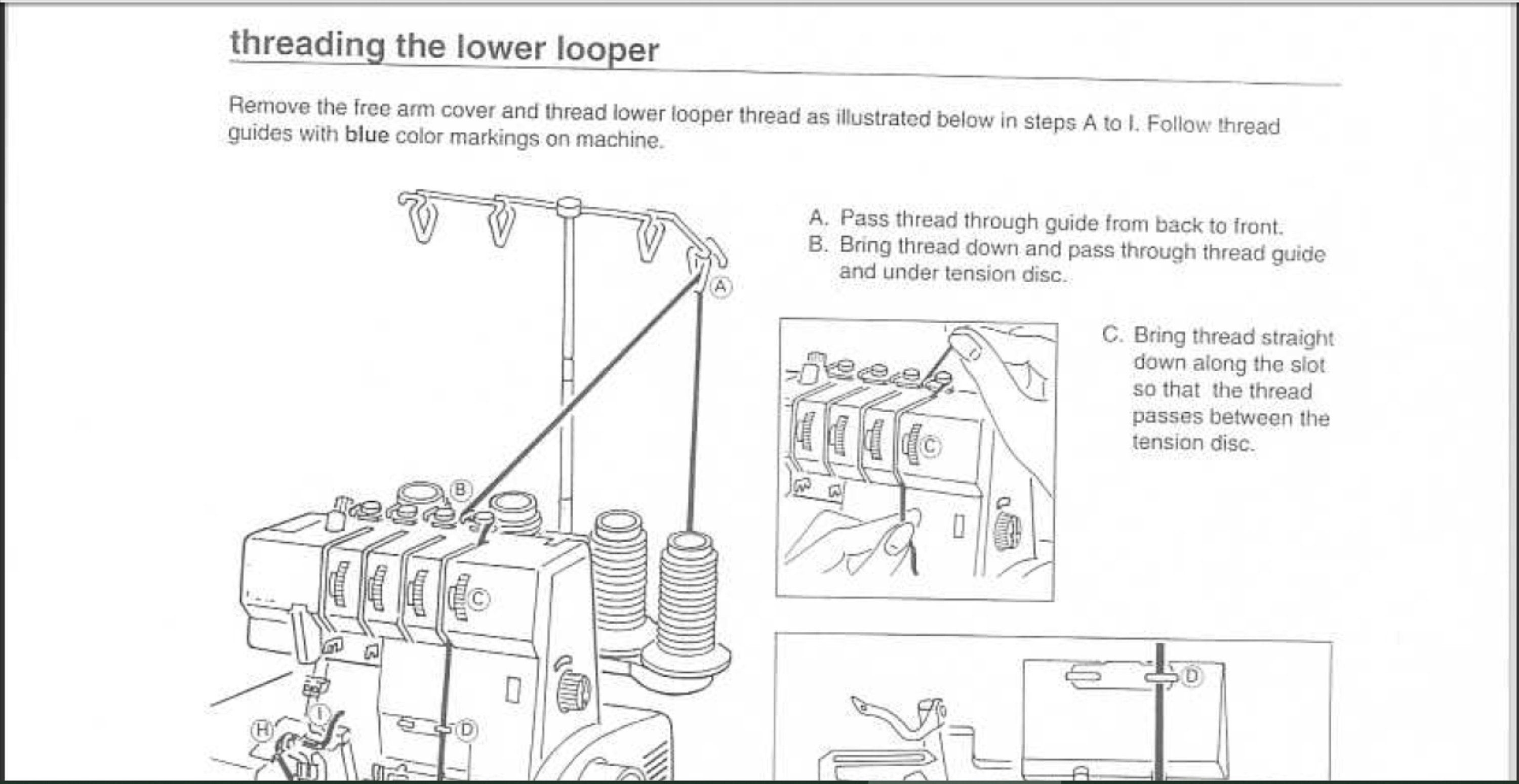 Riccar R734DE Serger Owners Manual PDF Digital Download Etsy