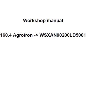 Deutz Fahr 6160.4 Agrotron WSXAN90200LD50010 Tractor Workshop Service Manual pdf digital download