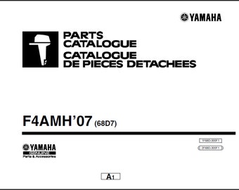 Yamaha 2007 F4AMH (68D7) Liste des pièces de rechange du moteur hors-bord marin Manuel du catalogue PDF à télécharger 3