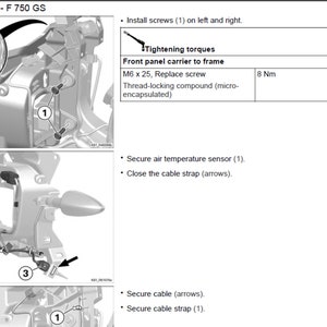 BMW F 750 GS K80 Workshop Service Manual PDF digital download image 3