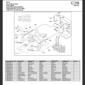 Kubota KX016-4 Bagger Ersatzteilliste Handbuch PDF digitaler Download Bild 4