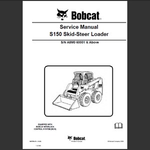 Bobcat S150 Minicargadora Manual de servicio de taller PDF descarga digital 2