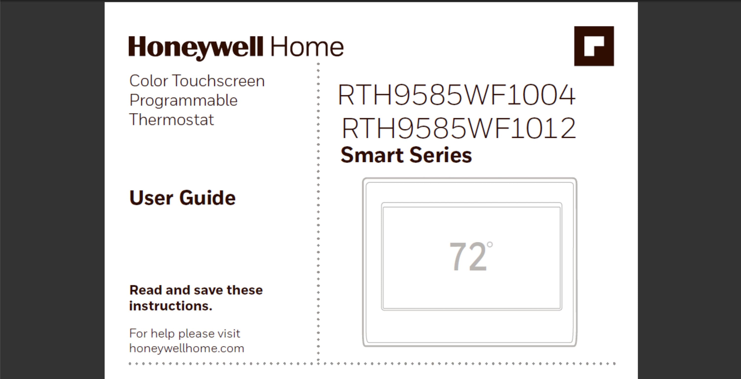 Termostato digital HONEYWELL programable - El Salvador