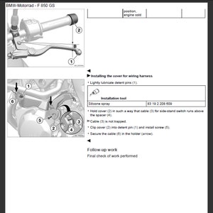 Manuel d'entretien d'atelier BMW F 850 GS K81 à téléchargement numérique PDF image 9