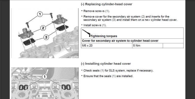 BMW S 1000 RR K67 Workshop Service Manual PDF digital download image 3