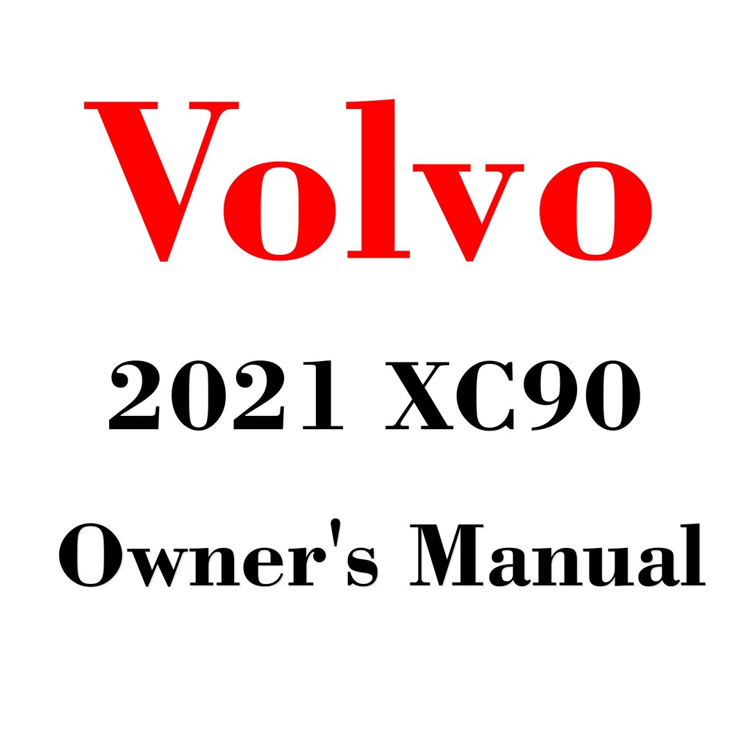 2021 Volvo XC90 Owners Manual PDF Digital Download Etsy