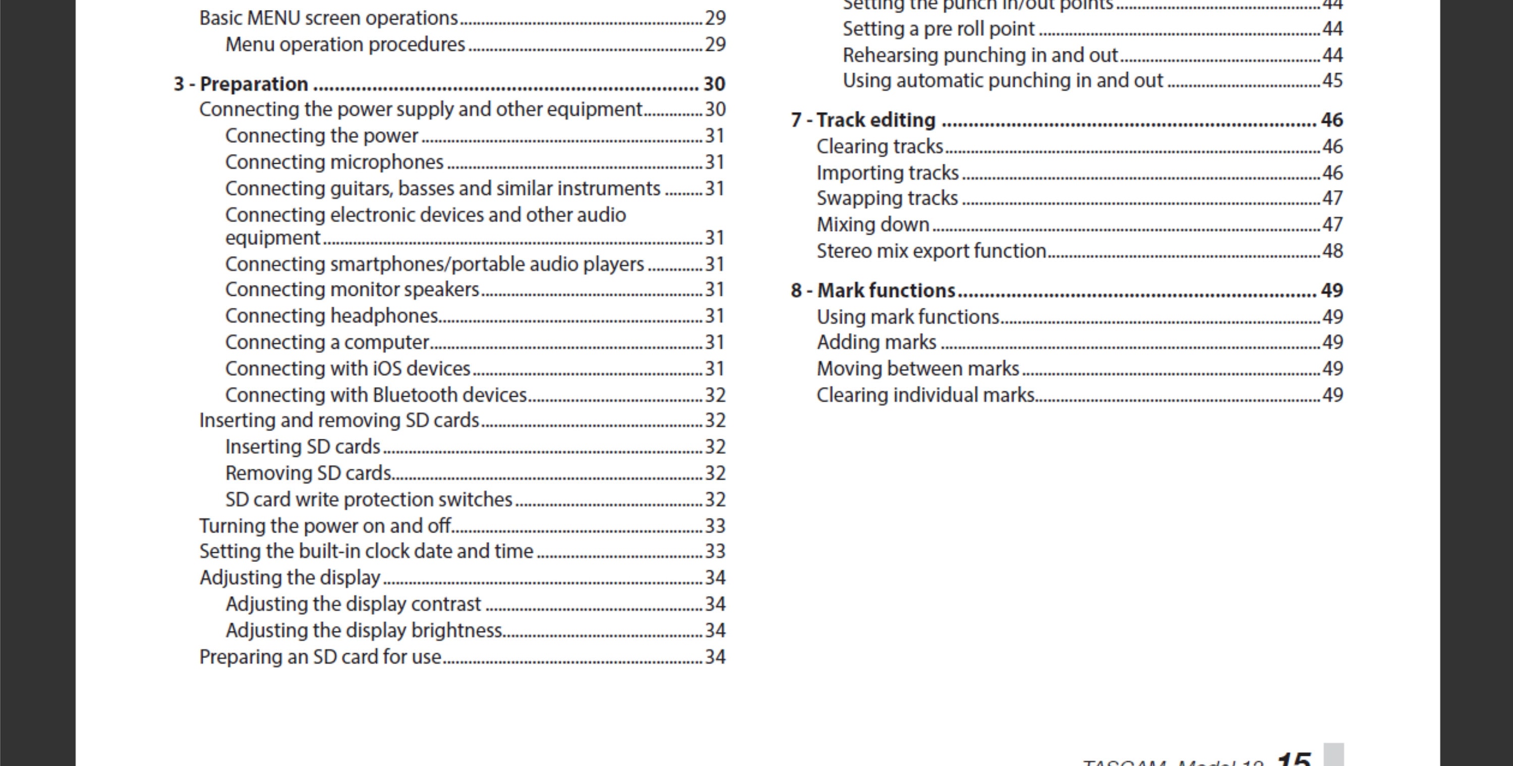 Tascam Model 12 Manual Multitrack Recording Console Owners Manual PDF