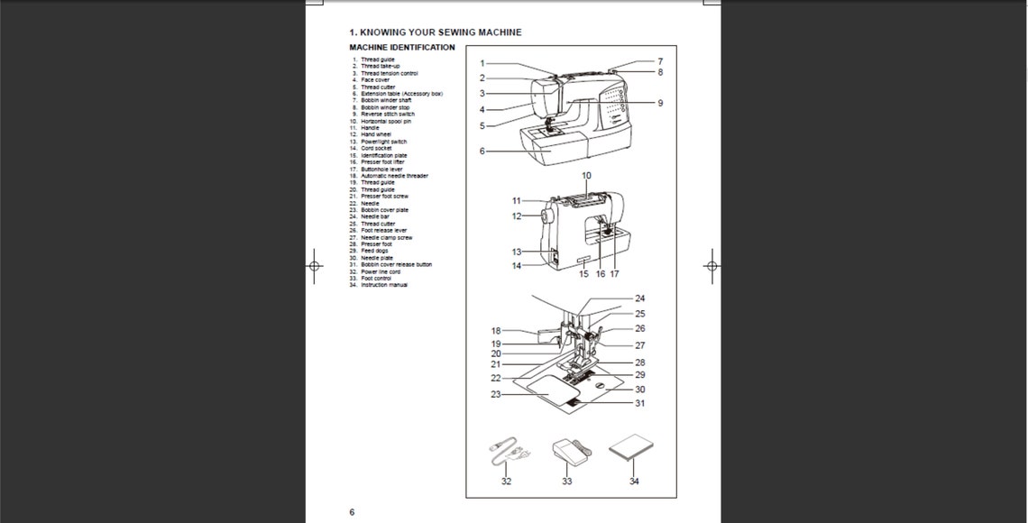 Singer Advance 7422 Owners Manual PDF Digital (Download Now) Etsy