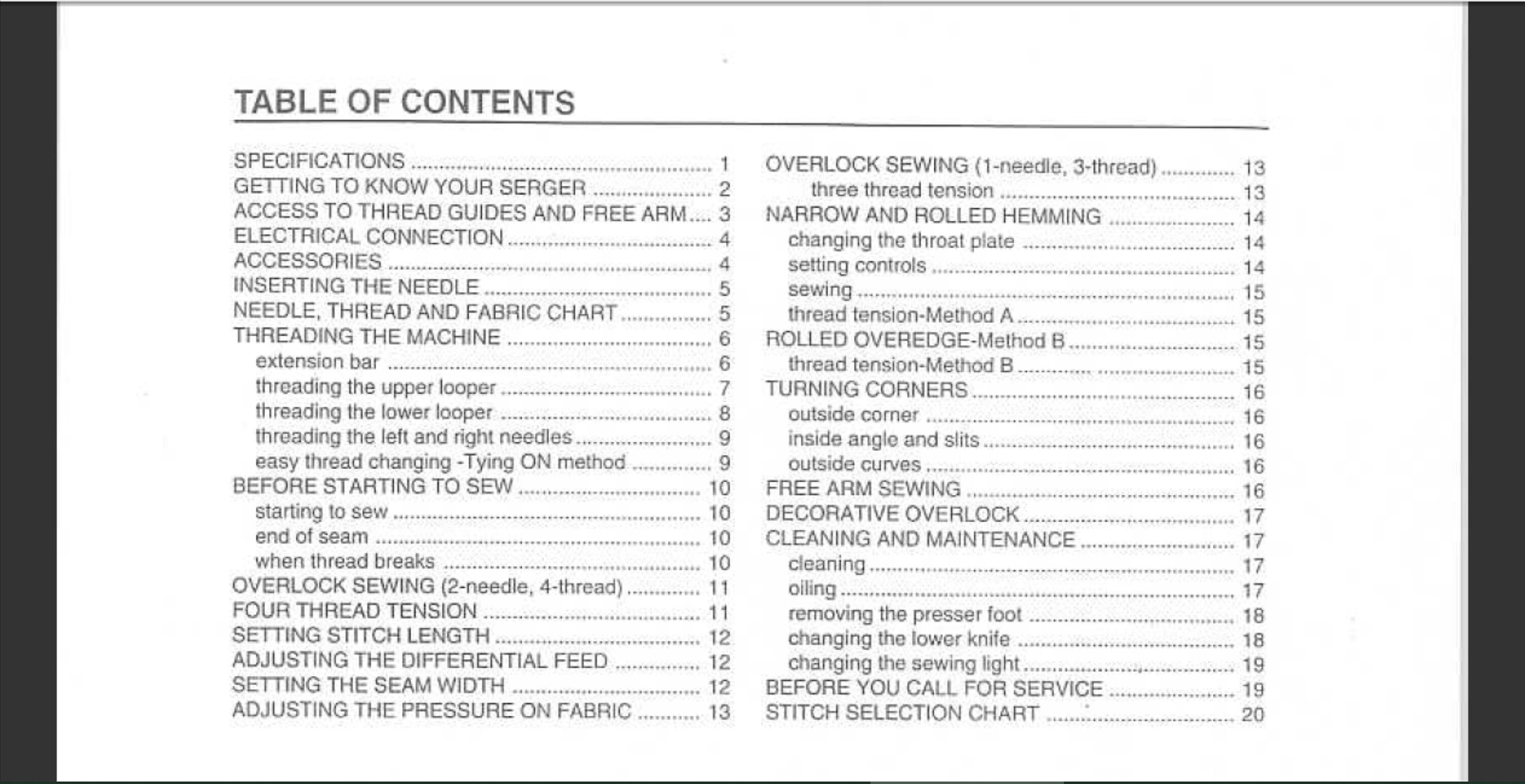 Riccar R734DE Serger Owners Manual PDF Digital Download Etsy